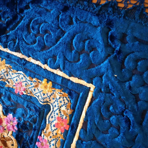 Vintage velvet blanket 230x270 like new