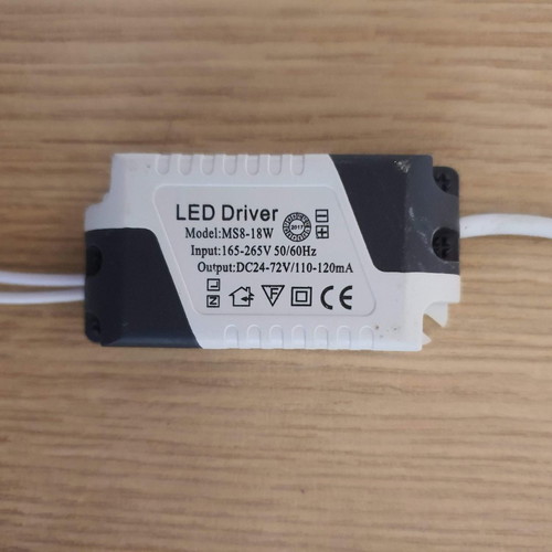 Led Panel 18W recessed lights used, pack of 16, 22x22cm square
