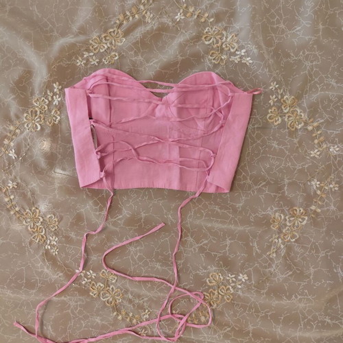 Short pink blouse Zara new, size S