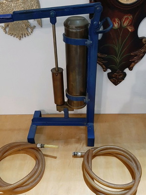 Vintage copper hand pump like new