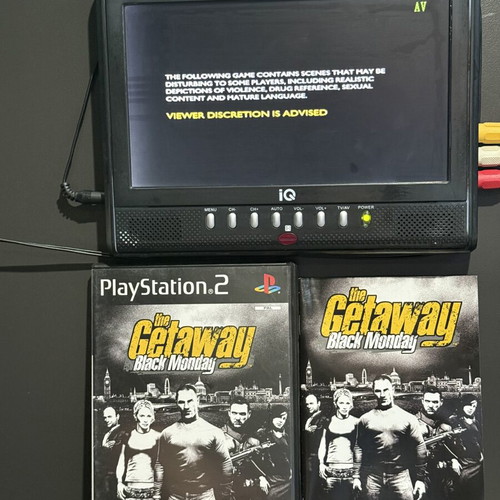 The Getaway PlayStation 2 game used