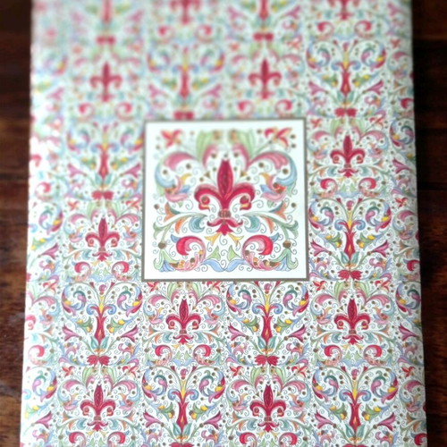 Stationery set and notebooks with Florentine design new