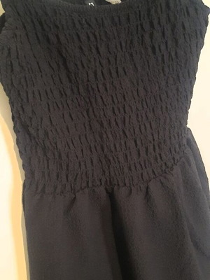 H&M Divided summer dress like new, black, size XS