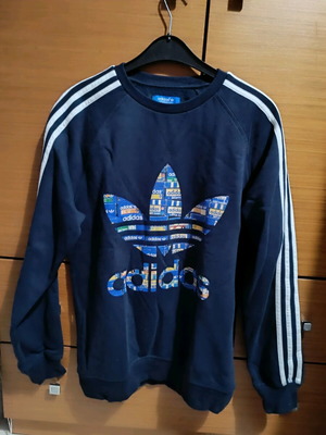 Adidas men's sweatshirt dark blue like new, size S