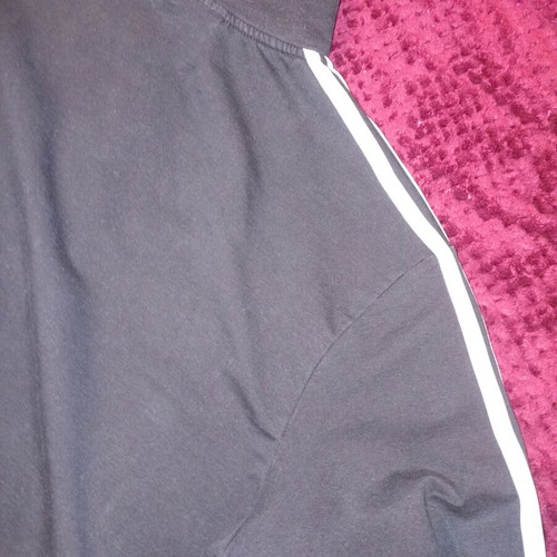 Adidas jacket used, size XXL, with stain and zipper damage