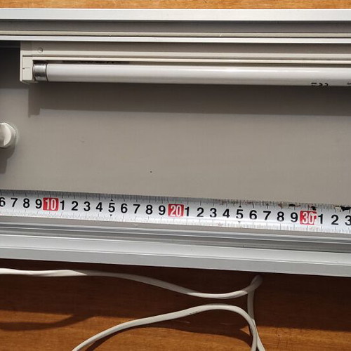 Aluminum shelves with hidden lighting like new, frosted glass, max 10 kg