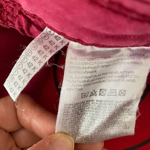 Clockhouse women's super skinny jeans 42K like new, red