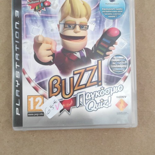 Buzz video game used for PlayStation 3