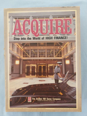 Acquire board game vintage collectible edition used