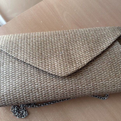 Straw Shoulder Bag Achilleas Accessories new, beige