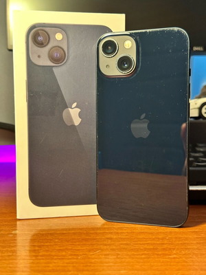 iPhone 13 128GB σαν καινούργιο, μαύρο με 100% υγεία μπαταρίας