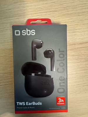 SBS TWS EarBuds like new, one color