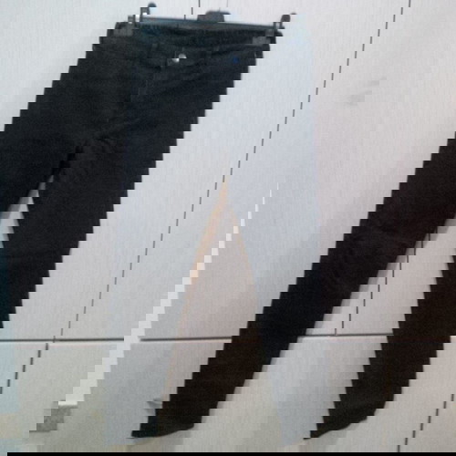 Τζιν Skinny Ankle No.28 μεταχειρισμένο, Regular Waist, κατάμαυρο, ελαστικό