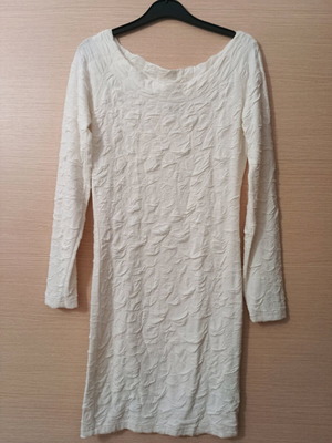 Elastic dress Pink Woman like new, white