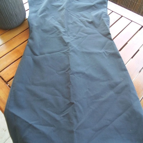Zara dress straight cut dark blue like new