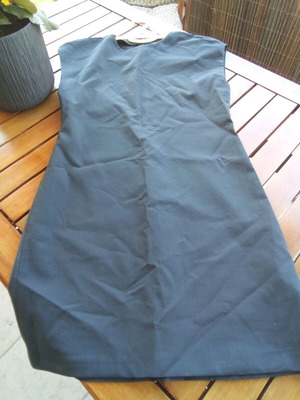 Zara dress straight cut dark blue like new