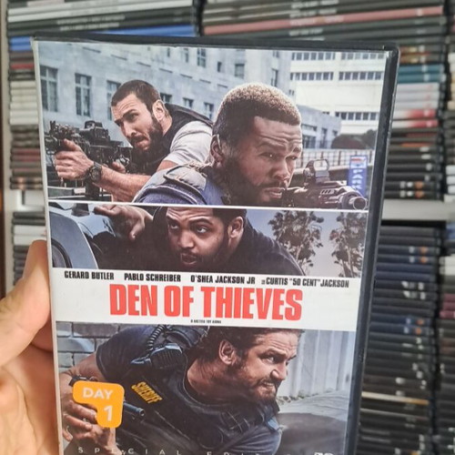 Den of Thieves DVD used, action adventure with subtitles