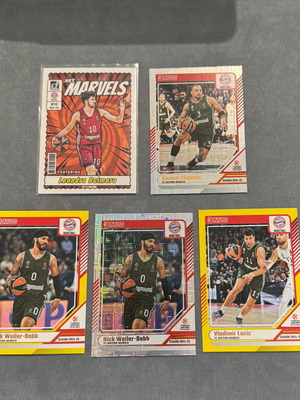 Σετ 5 καρτών Panini EuroLeague Basketball Bayern Munich