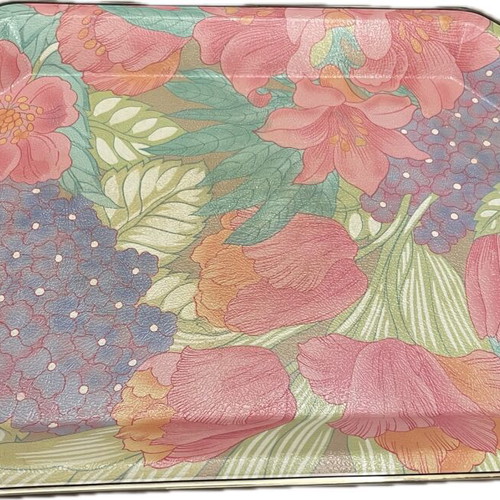 Vintage floral serving tray new