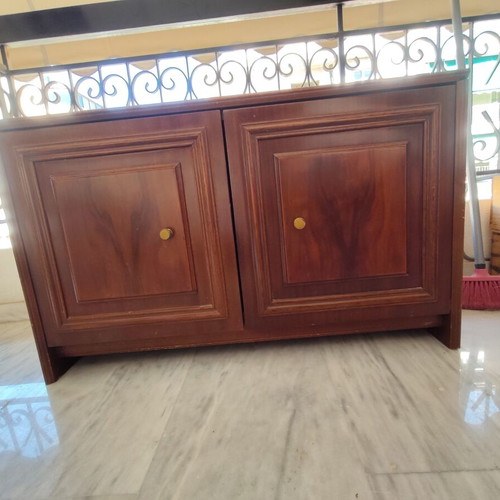 Wooden buffet used, sturdy construction, 91x31x56 cm