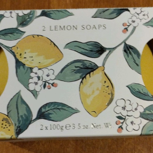 Bronnley lemon soaps new in gift pack