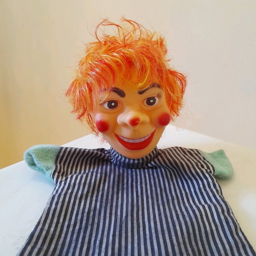 Vintage puppet theater figure in excellent condition