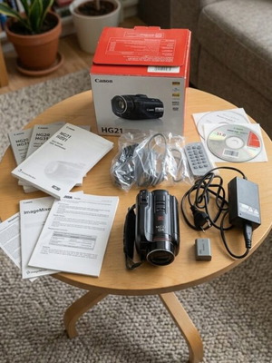 Canon HG21 βιντεοκάμερα με σκληρό δίσκο 120GB, νέα μπαταρία