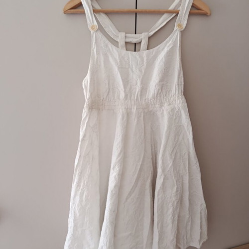 Fornarina summer embroidered dress like new, white, size M
