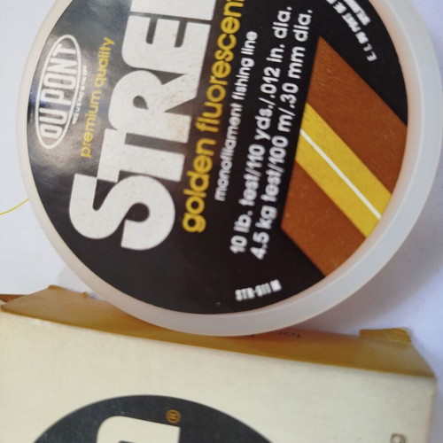 Stren silicone fishing line 0.30mm 4.5kg 100 meters yellow new