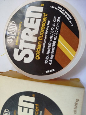 Stren silicone fishing line 0.30mm 4.5kg 100 meters yellow new