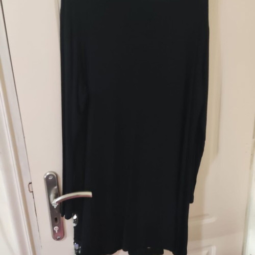 Women's black blouse slightly used with small tear, size L