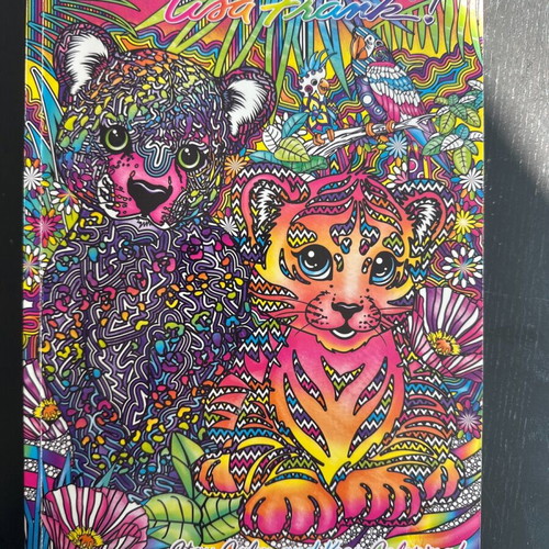 Lisa Frank βιβλίο ζωγραφικής για ενήλικες