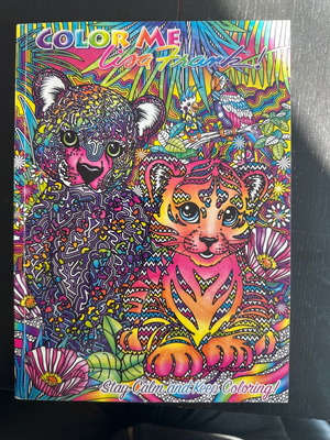 Lisa Frank coloring book for adults