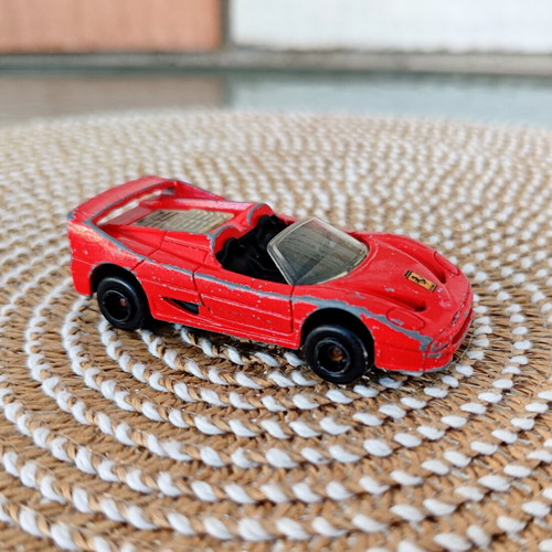 Majorette Ferrari F50 1:60 diecast car used, vintage model No204