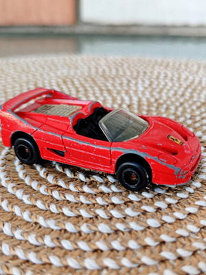 Majorette Ferrari F50 1:60 μεταλλικό αυτοκινητάκι μεταχειρισμένο, vintage μοντέλο No204