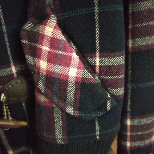 Wool plaid vintage blazer Etam weekend used, size S