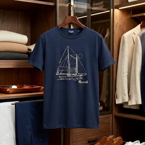 Façonnable French Riviera Sailboat Graphic Tee XXL