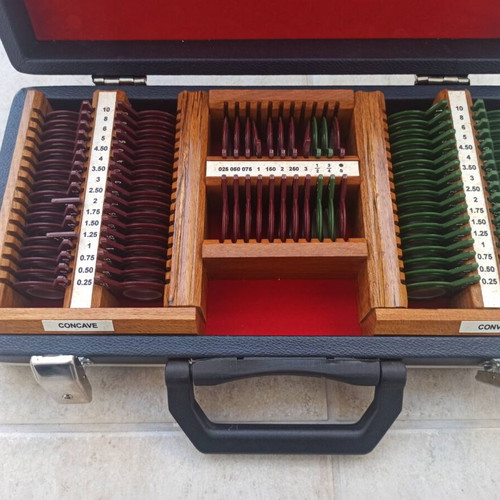 Test crystal case new, 95 pieces