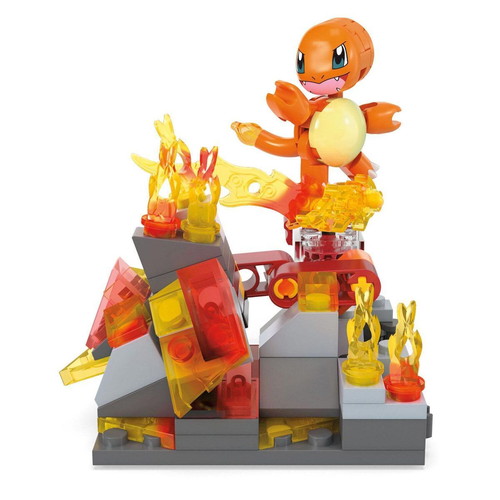 Mega Bloks Charmander's Fire-Type Spin building set, 84 pieces