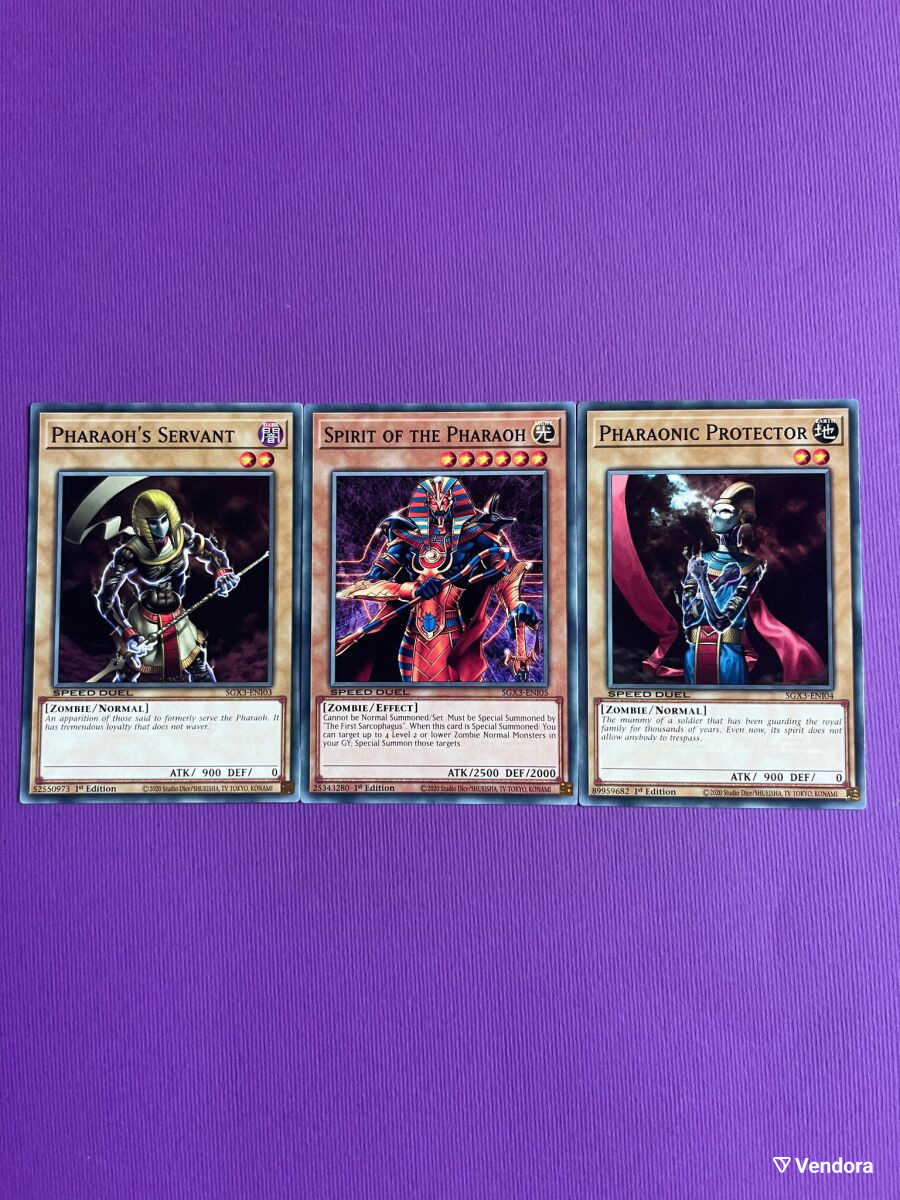 Yu-Gi-Oh! Pharaoh-Themed Zombie-Type Card -  2,40 - Vendora.cy