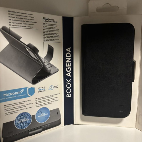 Cellularline Book Agenda case for iPhone 13 mini, black