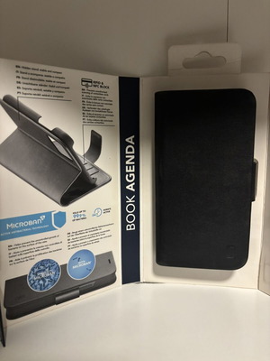 Cellularline Book Agenda case for iPhone 13 mini, black
