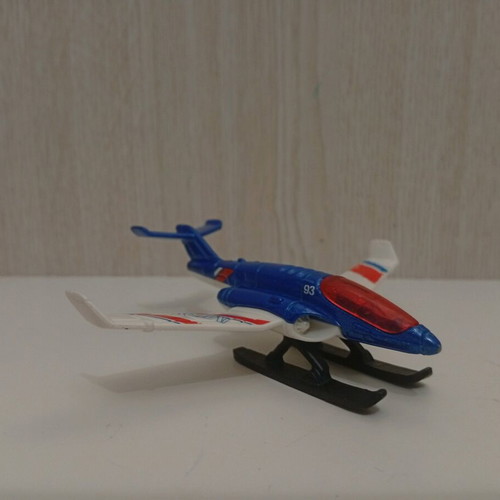 Hot Wheels Sky Busters Snow Explorer die-cast aircraft used blue