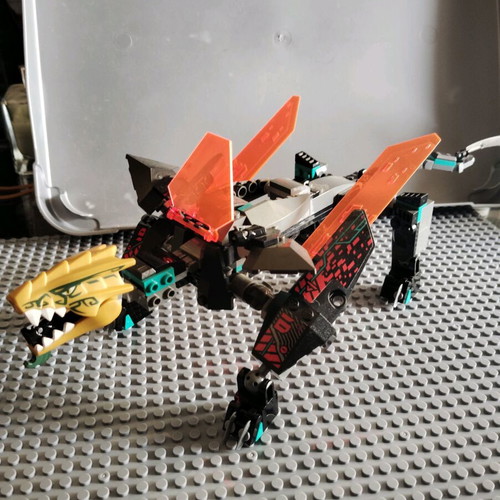 Lego Ninjago dragon used