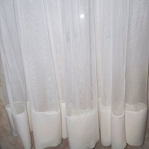 White shorts with long mesh tulle like new