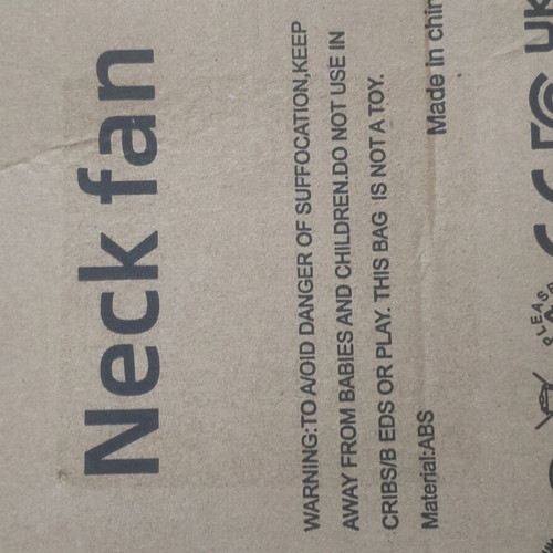 N25 Portable Neck Fan new in box