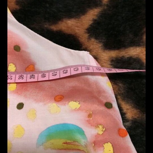 Mini dress used with adjustable straps pink multicolor