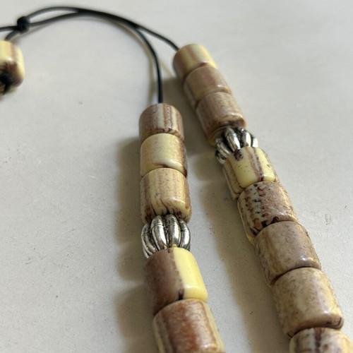 Komboloi old handmade worry beads, used