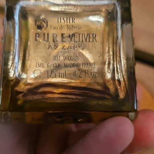Azzaro Pure Vetiver 125ml Eau de Toilette tester like new