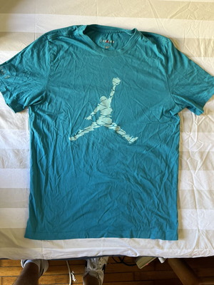 Jordan men's t-shirt size L like new, turquoise